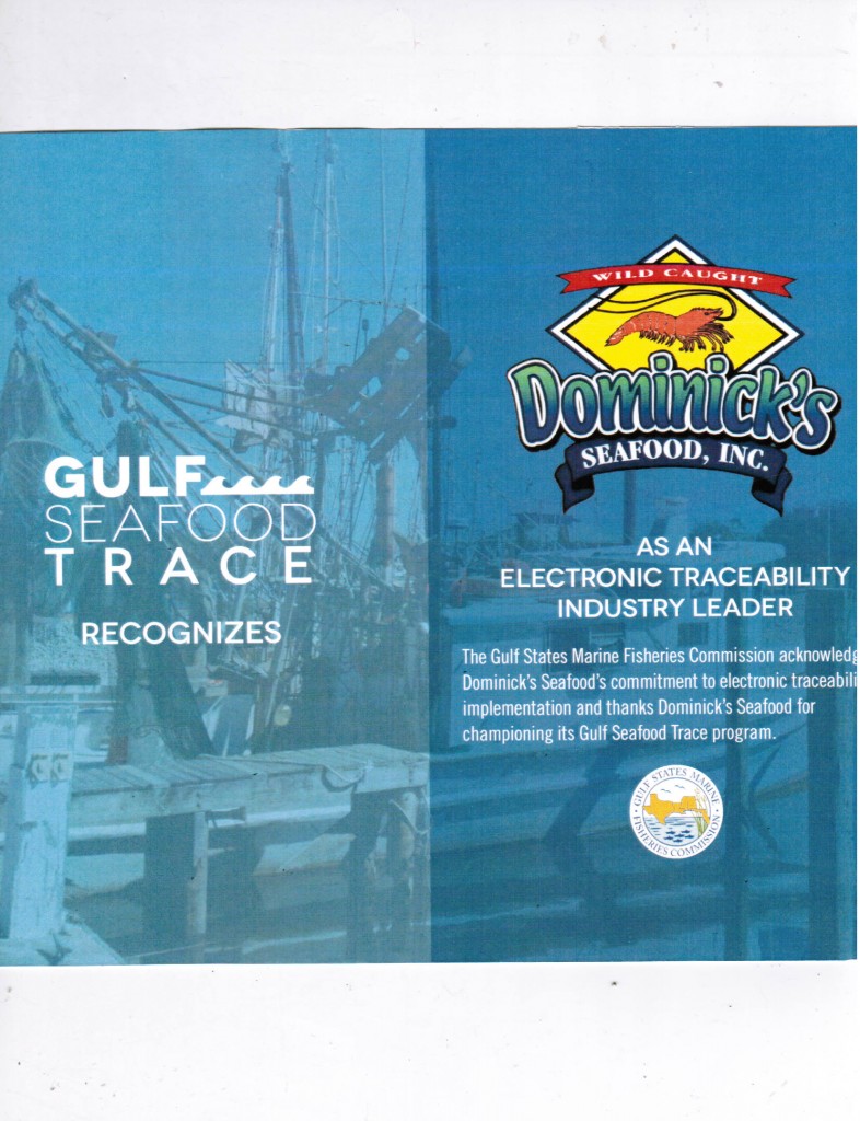 Dominick’s Seafood, Inc. American Shrimp Processors' Association